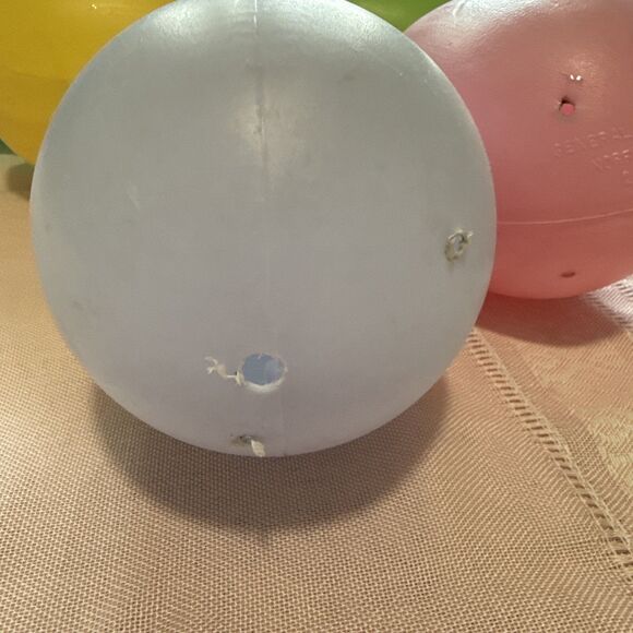 Easter Egg Blow Mold 8” Lot Of 10 Eggs Vintage General Foam Plastics & Unbranded - Picture 10 of 16